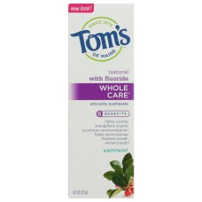 TOMS OF MAINE: Whole Care Toothpaste Winter mint, 4oz