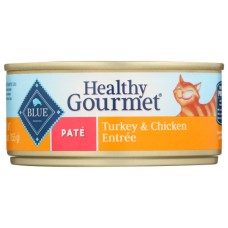 BLUE BUFFALO: Healthy Gourmet Adult Cat Food Turkey and Chicken EntrÃ©e, 5.50 oz