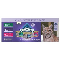 BLUE BUFFALO: Wilderness Variety Pack Cat Food, 12 ea