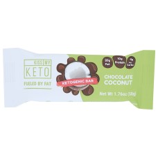KISS MY KETO: Chocolate Coconut Keto Bar, 1.76 oz
