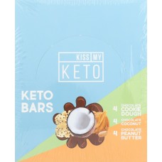 KISS MY KETO: Keto Bar Variety Pack 12 Pack, 21.16 oz