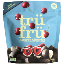 TRU FRU: Nature's Cherries Hyper-Chilled in White and Dark Chocolate, 8 oz