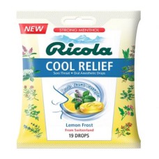 RICOLA: Cool Relief Lemon Frost Drop, 19 pc