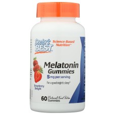 DOCTORS BEST: Melatonin Gummies Strawberry Delight, 60 ct