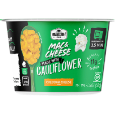 VEGGIECRAFT FARMS: Mac & Cheese Made with Cauliflower Cup, 2.05 oz