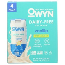 OWYN: Dairy-Free Vanilla Beverage 4 Pack, 34 oz