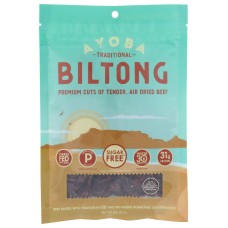 AYOBA: Traditional Biltong Air Dried Beef, 2 oz