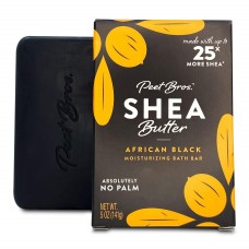 PEET BROS: Shea Butter African Black Soap, 5 oz