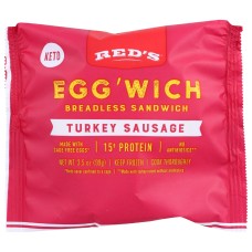RED'S: Turkey Sausage Egg'Wich, 3.50 oz