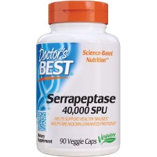 DOCTORS BEST: Serrapeptase 40000Spu, 90 vc