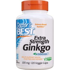 DOCTORS BEST: Extra Strength Ginkgo 120Mg, 120 vc