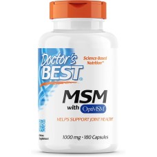 DOCTORS BEST: Msm 1000Mg, 180 cp