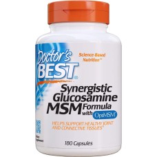 DOCTORS BEST: Synergistic Glucosamine Msm, 180 cp