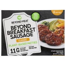 BEYOND MEAT: Beyond Breakfast Sausage Classic Plant Based Patties, 7.4 oz