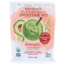 BLENDTOPIA: Strength Superfood Smoothie Kit, 7 oz