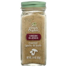 SIMPLY ORGANIC: Roasted Garlic & Herb Umami Blend, 2.19 OZ