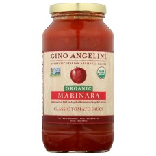 GINO ANGELINI FOODS: Sauce Marinara Organic, 24 oz