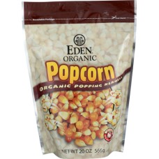 EDEN FOODS: Popcorn Yellow Organic, 20 OZ