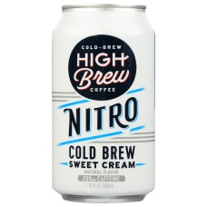 HIGH BREW: Nitro Sweet Cream Cold Brew Coffee, 10 fo
