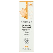 DERMA E: Sulfur Spot Treatment Acne, 1 OZ