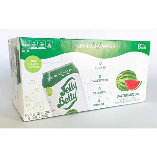 JELLY BELLY Water Watermelon 8 Cans, 96 FO