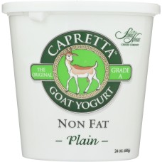 SIERRA NEVADA: Plain Non Fat Capretta Goat Yogurt, 24 oz