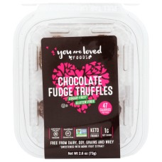 YOU ARE LOVED FOODS: Truffle Choc Fudge, 2.6 oz