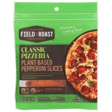 FIELD ROAST: Pizzeria Plant-Based Pepperoni Slices, 5 oz