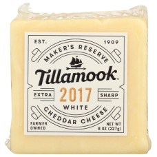 TILLAMOOK: Makers Reserve 2017 Extra Sharp White Cheddar, 8 oz