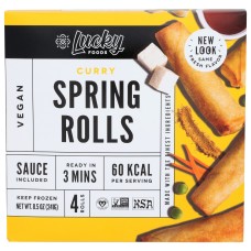 LUCKY: Curry Spring Rolls, 8.5 oz