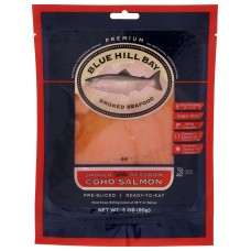 BLUE HILL BAY: Smoked Wild Coho Salmon, 3 oz