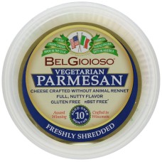 BELGIOIOSO: Vegetarian Parmesan Freshly Shredded, 5 oz