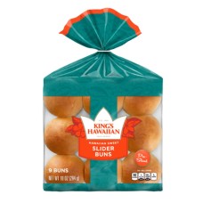 KINGS HAWAIIAN BREAD: Original Sweet Pre Sliced Slider Buns, 10 oz