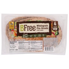 BFREE: Wholegrain Pita Breads, 7.76 oz