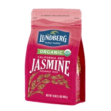 LUNDBERG: Organic Jasmine Rice California Red, 16 oz