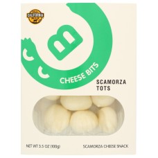 CHEESE BITS: Fresh Scamorza Tots, 3.5 oz