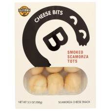 CHEESE BITS: Smoked Scamorza Tots, 3.5 oz