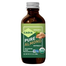 CADIA: Organic Pure Almond Extract, 4 fo