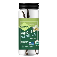 CADIA: Organic Whole Vanilla Beans, 2 pc