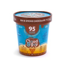 CLOUD & JOY: Sea & Smoke Chocolate with Pecans, 1 pt