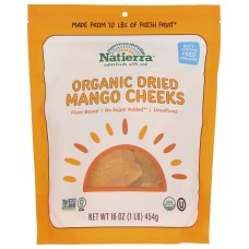NATIERRA: Organic Dried Mango Cheeks, 16 oz