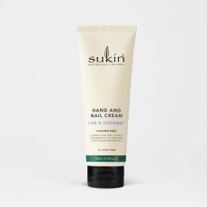 SUKIN: Lime & Coconut Hand & Nail Cream, 4.23 FO