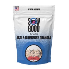 SOW GOOD: Acai & Blueberry Granola, 7 oz