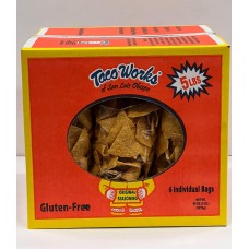TACO WORKS: Chips Tortilla Original Box, 80 OZ