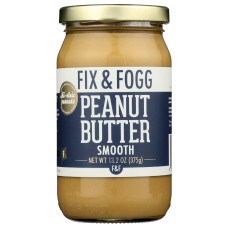 FIX & FOGG: Smooth Peanut Butter, 13.2 oz
