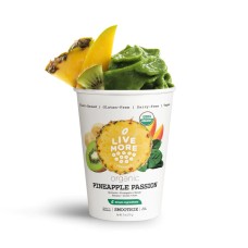 LIVE MORE ORGANICS: Pineapple Passion Frozen Fruit Cup, 7.5 oz