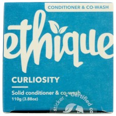 ETHIQUE: Curliosity Solid Conditioner & Co Wash For Curly Hair, 3.88 oz