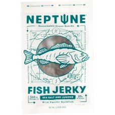 NEPTUNE: Sea Salt & Juniper Rockfish Jerky, 2.25 oz