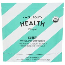 WELL TOLD HEALTH: Sleep Aid Plant Powder PKT, 2.59 OZ