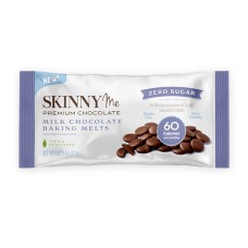 SKINNY ME CHOCOLATE: Milk Chocolate Baking Melts, 8 oz
